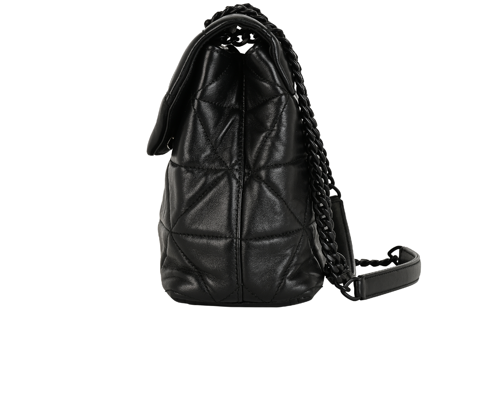 Spectrum Shoulder Bag, &pound;795, Handbags, Black, Leather, Bottom view